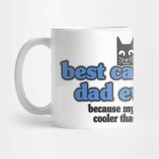 Best Cat Dad Ever Retro Vintage Daddy Gift Cats Mug